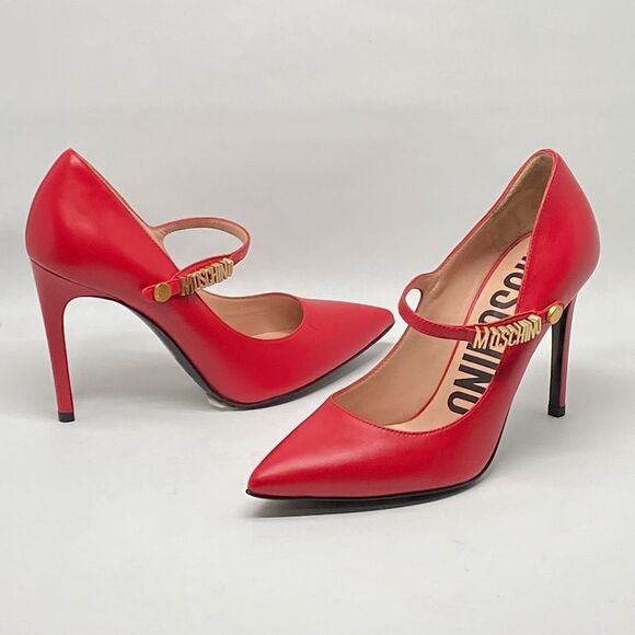 Moschino Leather Mary Jane Pump size 36 - Picture 4 of 16